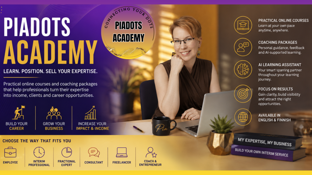 PiaDots Academy - Sell Your Expertise