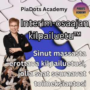Interim-osaajan kilpailuetu™ - valmennuspaketti