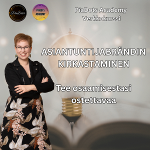 Asiantuntijabrändin kirkastaminen
