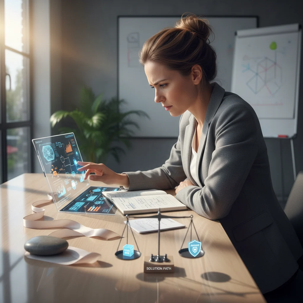 A sharp mind meticulously crafts the future, transforming complex business diagrams into a streamlined vision. Every stroke of the pen, every thought, carves a path from ambiguity to absolute clarity, ensuring smooth progression and tangible value, all under the guiding light of strategic insight and unwavering responsibility.