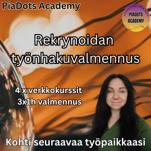 PiaDots Academy & Rekrynoita - Rekrynoidan työnhakuvalmennus