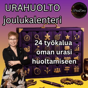 PiaDots Urahuolto -joulukalenteri