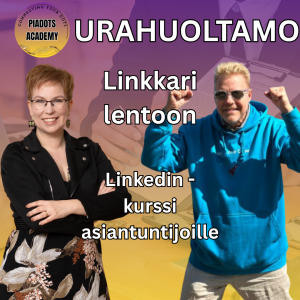 PiaDots Urahuoltamo - Linkkari lentoon